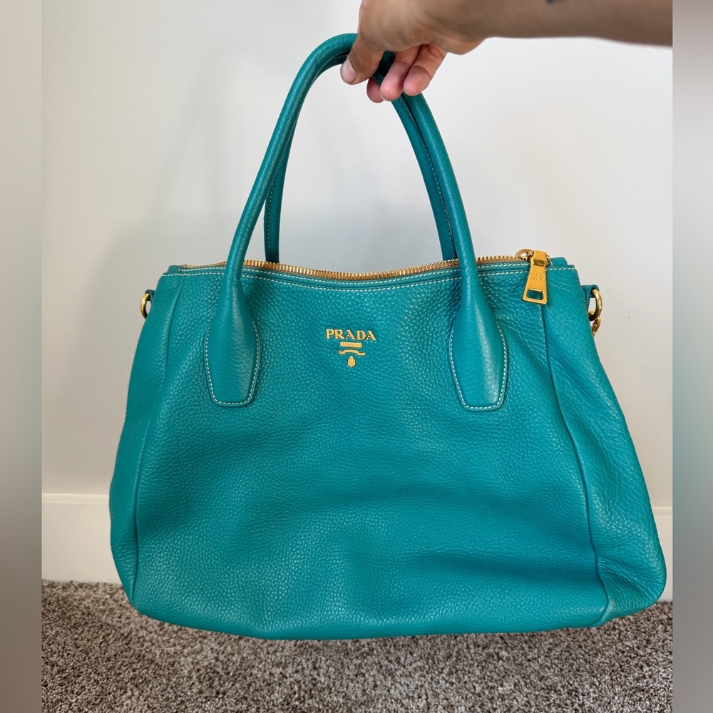 PRADA | Purse | Prada Vitello Daino Leather Tote Bag